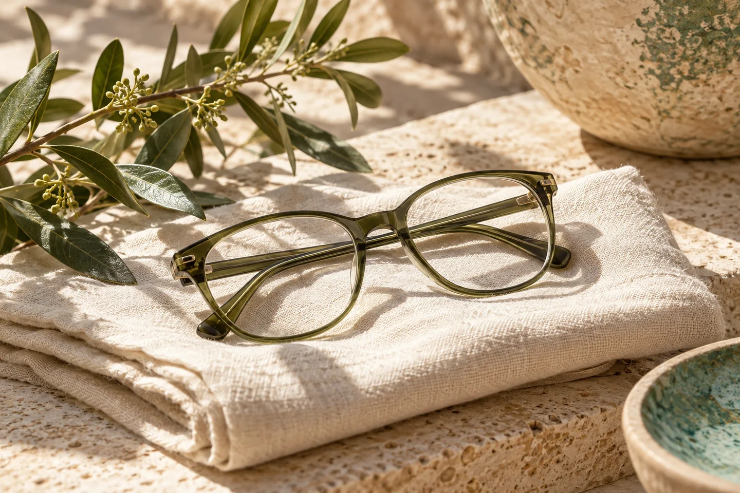 Detalle de gafas, imagen ilustrativa creada con IA